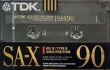 Compact Cassette: TDK  - SA-X 90