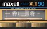 Compact Cassette Maxell XLII 90 Type II Chrome 1982 Japan