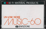 Compact Cassette:  Nagaoka - Jeweltone 60