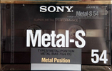 Compact Cassette: Sony  - Metal-S 54