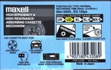 Compact Cassette Maxell UDI 60 "UD1-60(L)" Type I Normal 2002 Worldwide