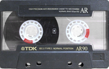 Compact Cassette TDK AR 90 "AR90" Type I Normal 1988 North America