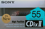 Compact Cassette: Sony  - CDix II 55