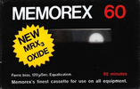 Compact Cassette: Memorex  - MRX3 Oxide 60