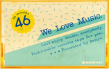 Compact Cassette:  Sanyo - We Love Music 46