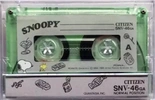 Compact Cassette Citizen Snoopy SN V 46 "SNV-46GA" Type I Normal 1985 Japan