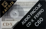 Compact Cassette: Unknown Pacoje - CD-X 60