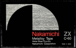 Compact Cassette:  Nakamichi - Metalloy 60