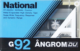 Compact Cassette: Matsushita National - G-DU 92