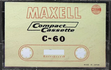 Compact Cassette: Maxell / Hitachi Maxell -  60