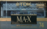 Compact Cassette: TDK  - MA-X 74