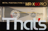 Compact Cassette: Taiyo Yuden Thats - MR-X Pro 60