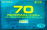 Compact Cassette: Sony  - CDix I 70