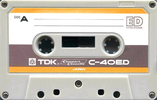 Compact Cassette TDK ED 40 Type I Normal 1972 Europe