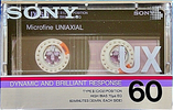 Compact Cassette: Sony  - UX 60