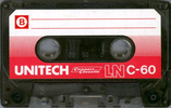 Compact Cassette Unitech 60 Type I Normal 1979 Hong Kong