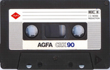 Compact Cassette: AGFA  - CRX 90