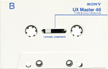 Compact Cassette: Sony  - UX Master 46