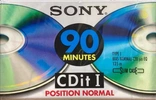 Compact Cassette: Sony  - CDit I 90