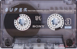 Compact Cassette: Sony  - Super CDit II 54