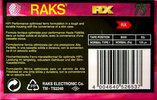 Compact Cassette: RAKS  - ED-S 75