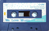 Compact Cassette:  Sanyo - We Love Music 46