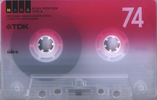 Compact Cassette: TDK  - Na Na 74