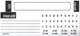 VHS, Video Home System:  Maxell - M 240