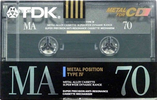 Compact Cassette: TDK  - MA 70