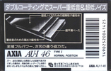 Compact Cassette: FUJI AXIA - AU-I 46