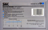 Compact Cassette: Sunkyong Magnetic Limited (SKM) SKC - QX 60