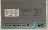 Compact Cassette Magna Ferro Dynamic S 60 Type I Normal 1987 Europe