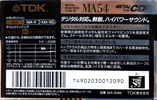 Compact Cassette: TDK  - MA 54