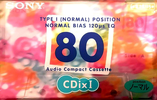 Compact Cassette: Sony  - CDix I 80