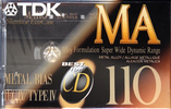 Compact Cassette: TDK  - MA 110