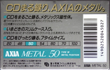 Compact Cassette: FUJI AXIA - Metal 50