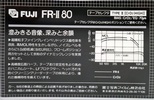 Compact Cassette Fuji FR-II 80 Type II Chrome 1982 Japan