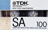 Compact Cassette: TDK  - SA 100