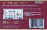 Compact Cassette: BASF  - Metal IV 120