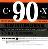 Compact Cassette:  New International -  90