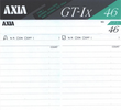 Compact Cassette: FUJI AXIA - GT-Ix 46