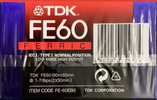 5 pack: TDK  - FE 60