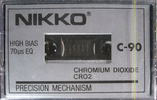 Compact Cassette: Unknown Nikko -  90