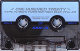 Compact Cassette: Sony  - CDix II 120