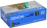 2 pack Denon RE-X 60 Type I Normal 1987 Japan