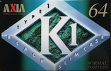 Compact Cassette AXIA K1 64 "K1C 64" Type I Normal 1997 Japan