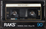 Compact Cassette: RAKS  - High Dynamic I 90