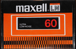 Compact Cassette: Maxell / Hitachi Maxell -  60