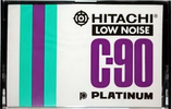 Compact Cassette: Maxell / Hitachi Hitachi - Platinum 90