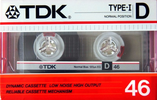 Compact Cassette: TDK  - D 46